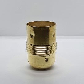Portalamparas casquillo metalico  dorado 890+230   Ref.27-E