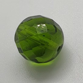 Bola facetada verde