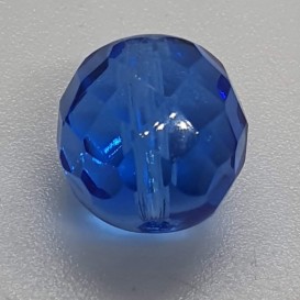 Bola facetada azul