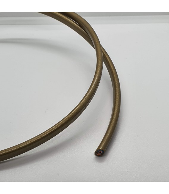 Cable Mangera plana oro