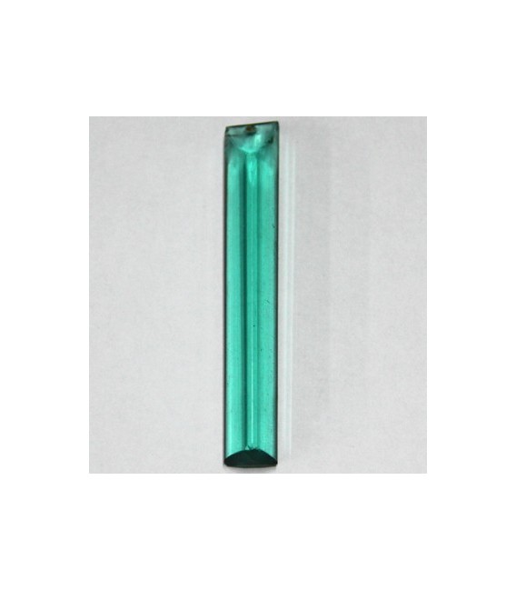 Colgante cristal varilla verde