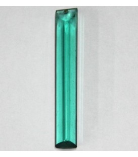 Colgante cristal varilla verde
