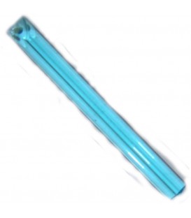 Colgante cristal prisma azul