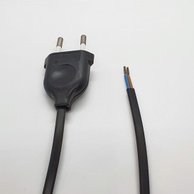 Cable con enchufe negro