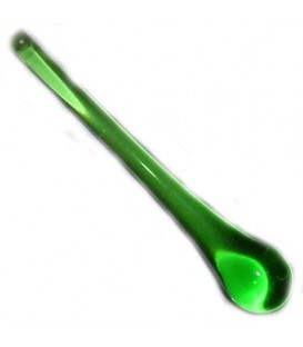 Colgante cristal gota verde