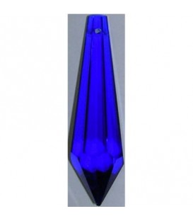 Colgante cristal Prisma Azul