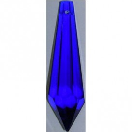Colgante cristal Prisma Azul
