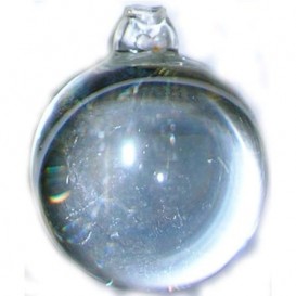 Colgante cristal bola lisa