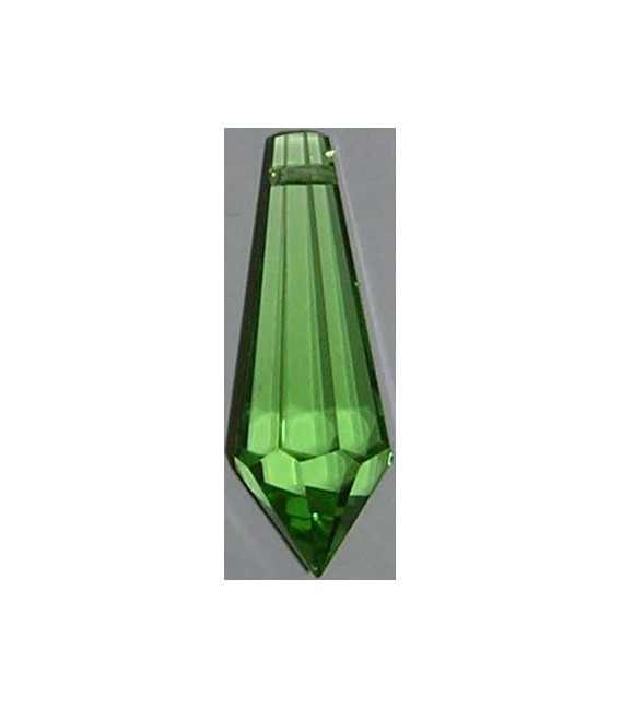 Colgante Cristal Prisma verde