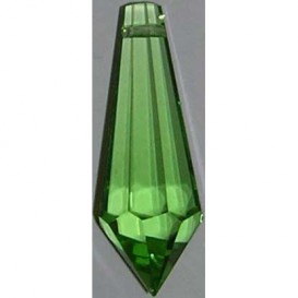 Colgante Cristal Prisma verde